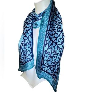 Jones New York 100% Silk Scarf / Neckerchief